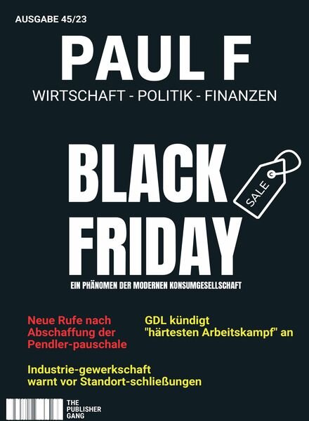 Paul F – 23 November 2023 Cover