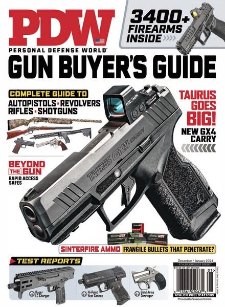 Personal Defense World – December 2023 – January 2024 Cover