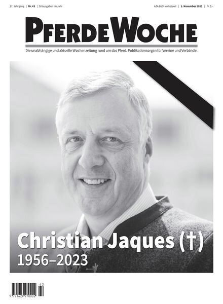 PferdeWoche – 1 November 2023 Cover