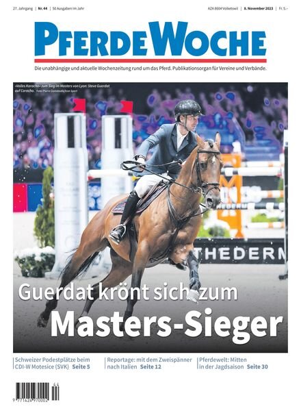 PferdeWoche – 9 November 2023 Cover