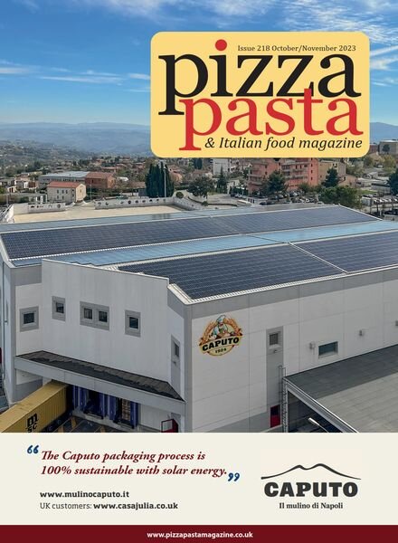 Pizza Pasta & Italian Food Magazine – October-November 2023 Cover