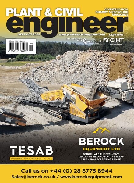 Plant & Civil Engineer – September-October 2023 Cover