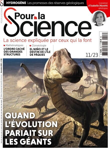 Pour la Science – Novembre 2023 Cover