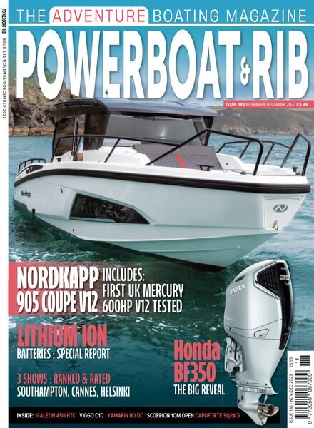 Powerboat & RIB – Issue 186 – November-December 2023 Cover