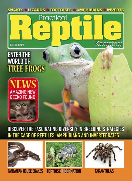 Practical Reptile Keeping – October 2023 Cover