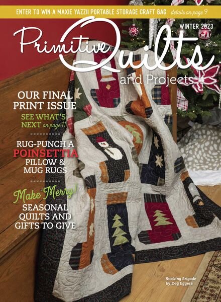 Primitive Quilts and Projects – Winter 2023 Cover