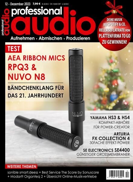 Professional Audio – Dezember 2023 Cover