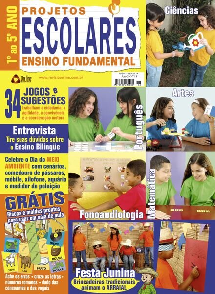 Projetos Escolares Ensino Fundamental – 8 Novembro 2023 Cover