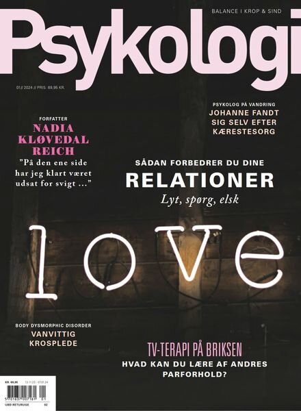 Psykologi – Nr 1 2024 Cover