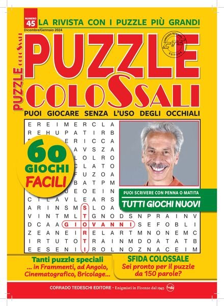 Puzzle Colossali – Dicembre 2023 – Gennaio 2024 Cover