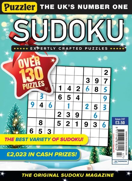 Puzzler Sudoku – Issue 247 – 2 November 2023 Cover