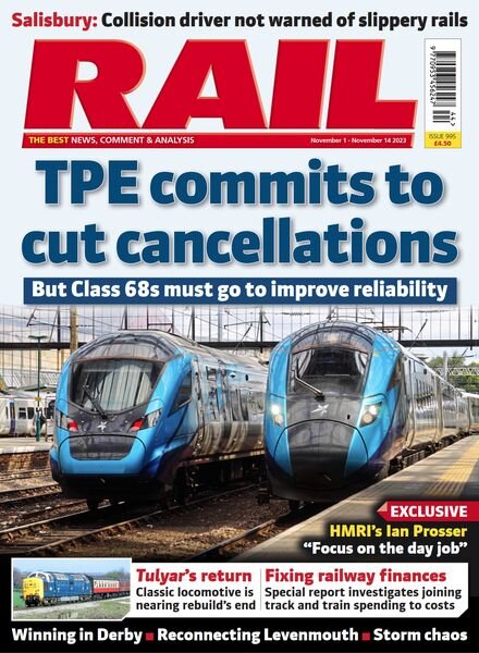 Rail – Issue 995 – November 1 2023 Cover