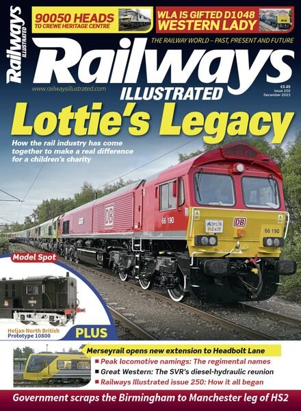 Railways Illustrated – December 2023 Cover