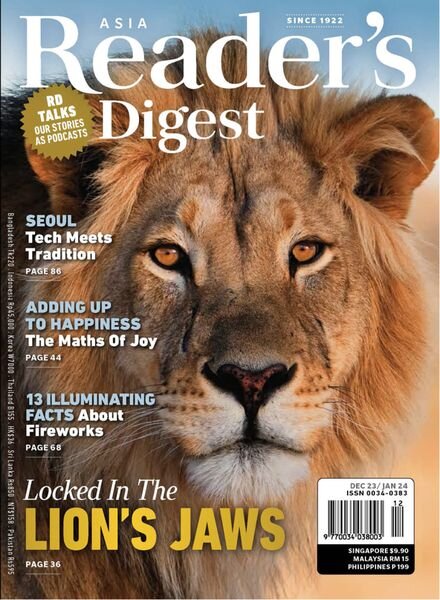Reader’s Digest Asia – December 2023 – January 2024 Cover