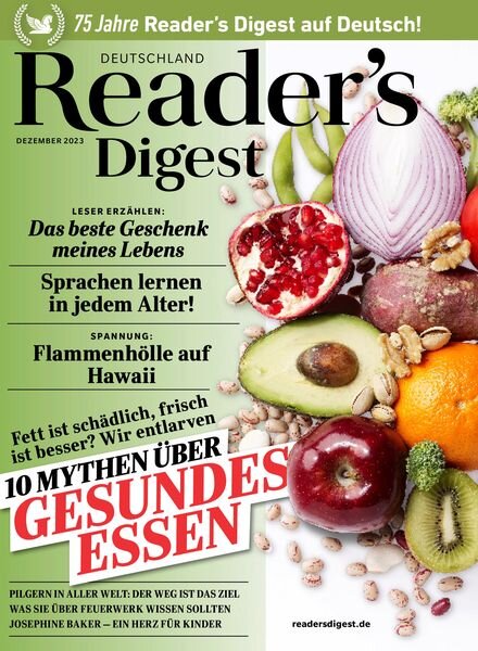 Reader’s Digest Germany – Dezember 2023 Cover