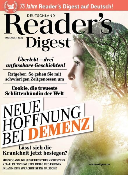 Reader’s Digest Germany – November 2023 Cover