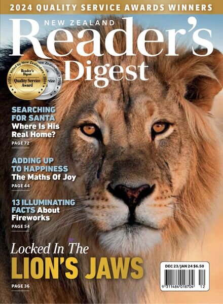 Reader’s Digest New Zealand – December 2023 – January 2024 Cover