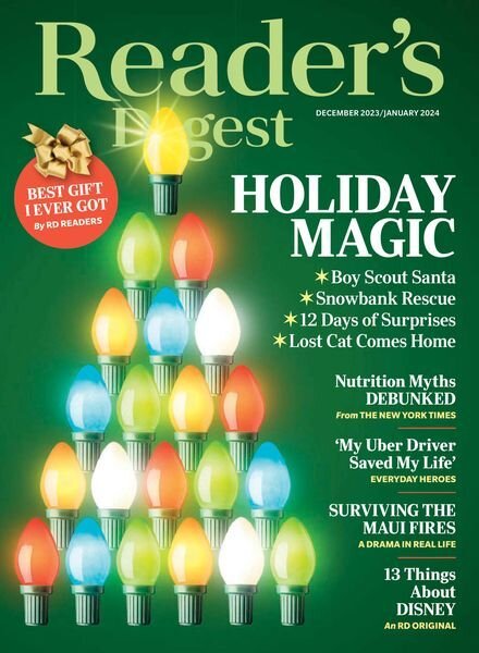 Reader’s Digest USA – December 2023 – January 2024 Cover