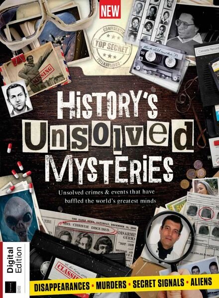 Real Crime Presents – History’s Unsolved Mysteries – 4th Edition – November 2023 Cover