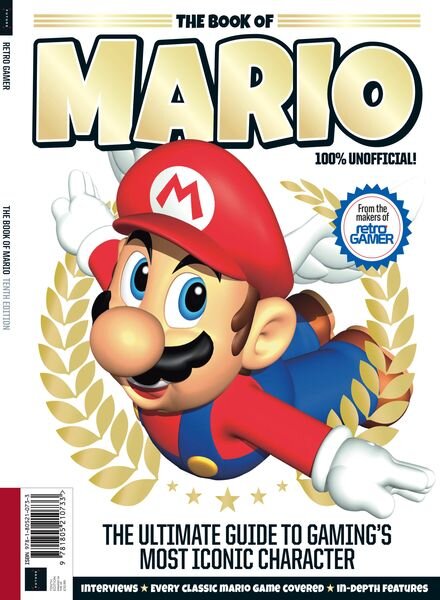 Retro Gamer Presents – The Book of Mario – 10th Edition – November 2023 Cover