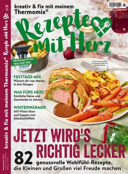Rezepte mit Herz – November-Dezember 2023 Cover