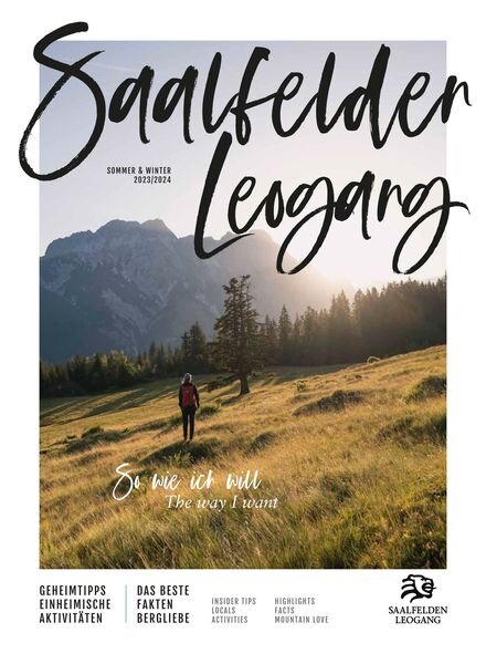 Saalfelden Leogang – Sommer-Winter 2023-2024 Cover