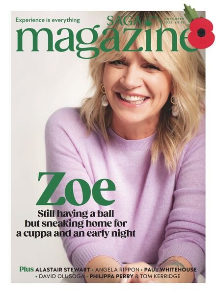 Saga Magazine – November 2023 Cover