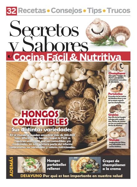 Secretos & Sabores – Octubre 2023 Cover