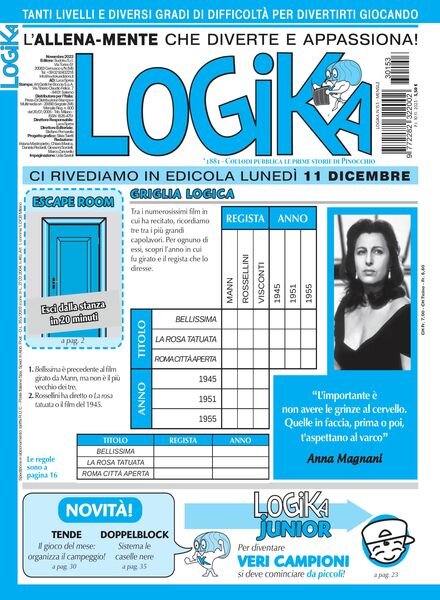 Settimana Logika – Novembre 2023 Cover