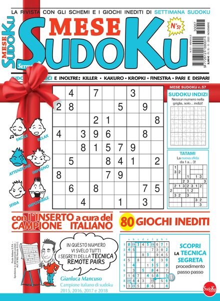 Settimana Sudoku Mese – 15 Novembre 2023 Cover