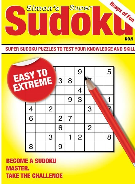 Simons Super Sudoku – Issue 5 – November 2023 Cover