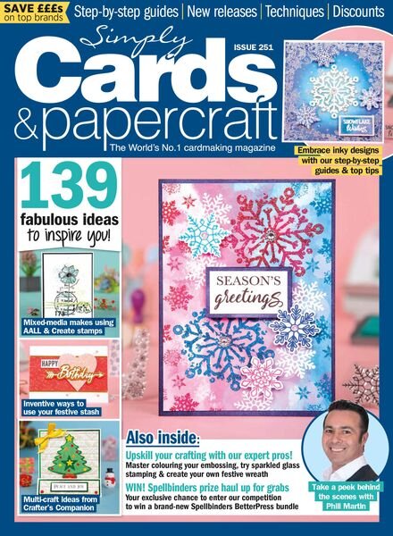 Simply Cards & Papercraft – Issue 251 – 16 November 2023 Cover