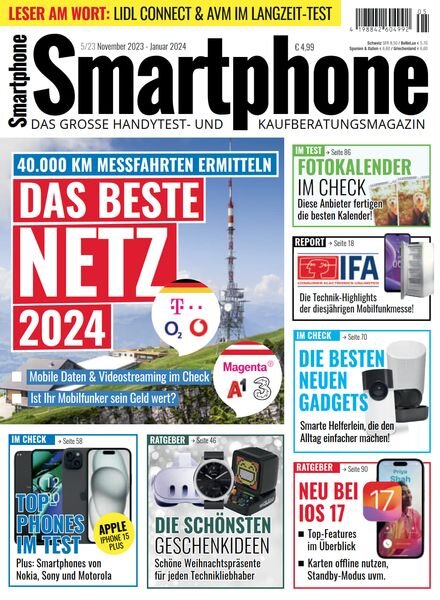 Smartphone Magazin – November 2023-Januar 2024 Cover
