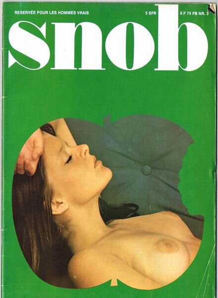 Snob France – Nr 3 Cover