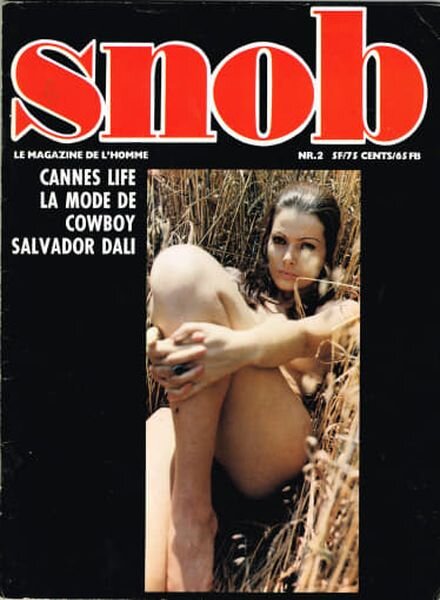 Snob – N 2 1969 Cover
