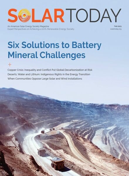 Solar Today – Fall 2023 Cover