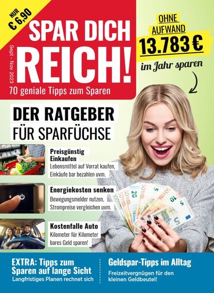 Spar dich Reich! – September-November 2023 Spar-Guide 2023 Cover