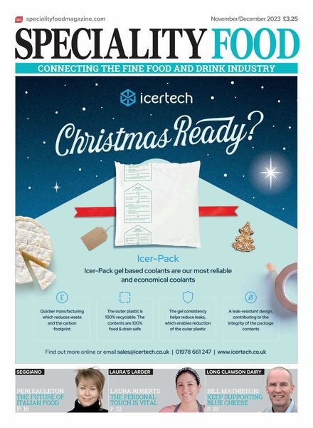 Speciality Food – November-December 2023 Cover