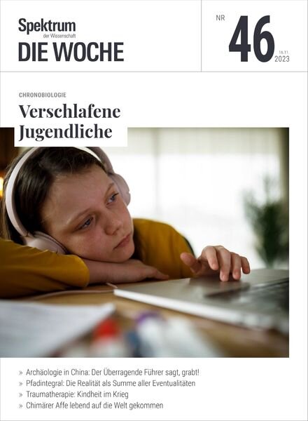 Spektrum Die Woche – 17 November 2023 Cover