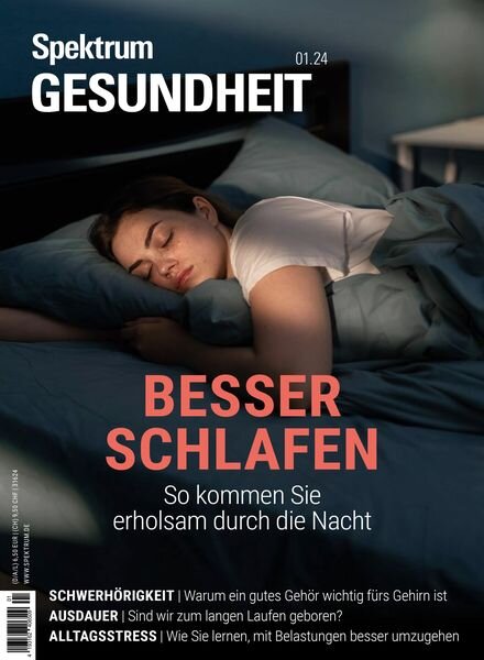 Spektrum Gesundheit – Januar 2024 Cover