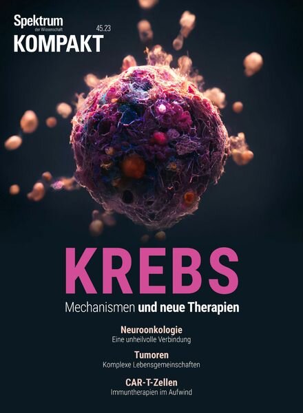 Spektrum Kompakt – Krebs – 14 November 2023 Cover