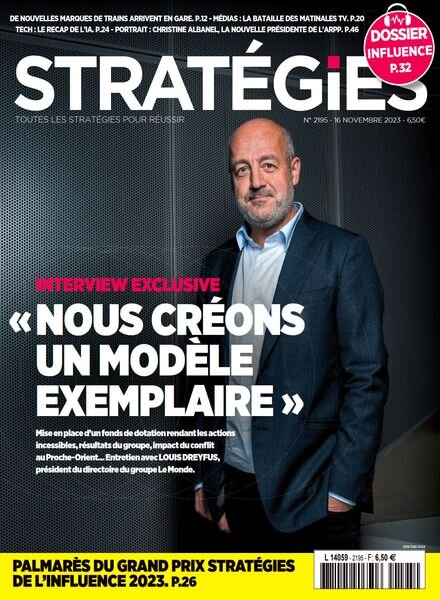 Strategies – 16 Novembre 2023 Cover