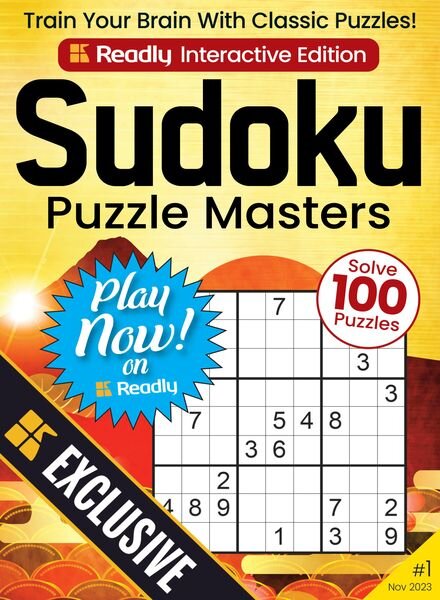 Sudoku Puzzle Masters – Issue 1 – November 2023 Cover
