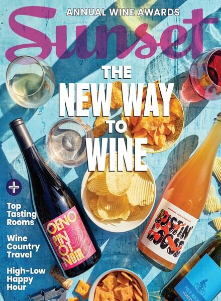Sunset Magazine – Wine Issue 2023 Cover