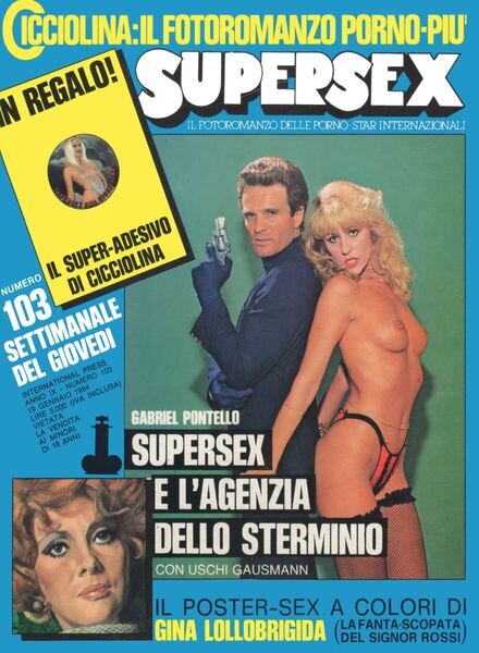 Supersex – n 103 – 19 Gennaio 1984 Cover