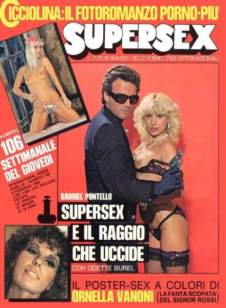 Supersex – Numero 106 – 9 Febbraio 1984 Cover