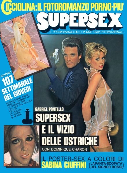 Supersex – Numero 107 – 16 Febbraio 1984 Cover