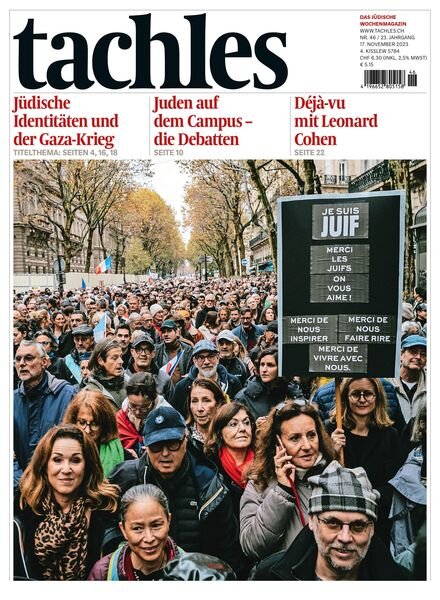 Tachles – 17 November 2023 Cover
