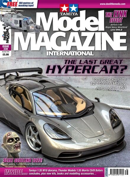 Tamiya Model Magazine – December 2023 Cover