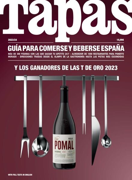 Tapas Spanish Edition – Guia Tapas 2023-2024 Cover